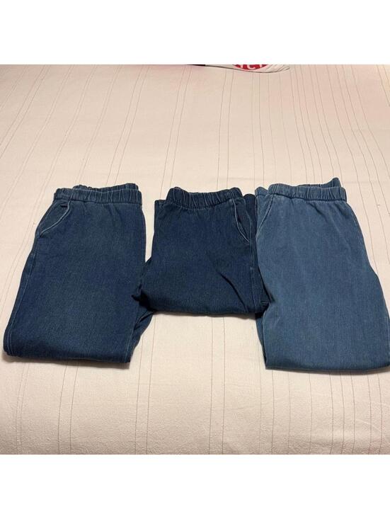 Lands' End Pants - Bundle of 3 Lands End Elastic Waist Pull-On Pants Women's S 2-Full & 1-Capri